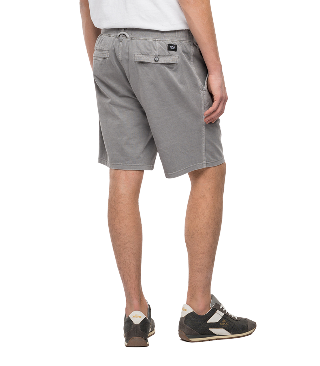 ESSENTIAL ガーメントダイ ヘビーコットンジャージーショーツ 詳細画像 グレー 2